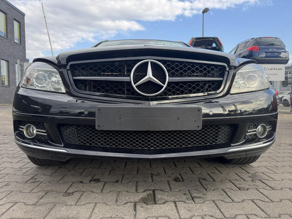 Mercedes C Klasse 204 original Sto&szlig;stange Stossf&auml;nger vorn 197 Obsidianschwarz Bj.2009
